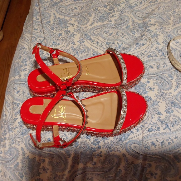 CHRISTIAN LOUBOUTIN PIRA RYAD SANDAL SIZE 42 ( BUT CHECK MEASUREMENTS FIRST) - Picture 9 of 9
